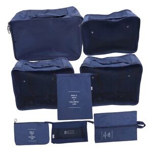 Navy Travel Organizer Set